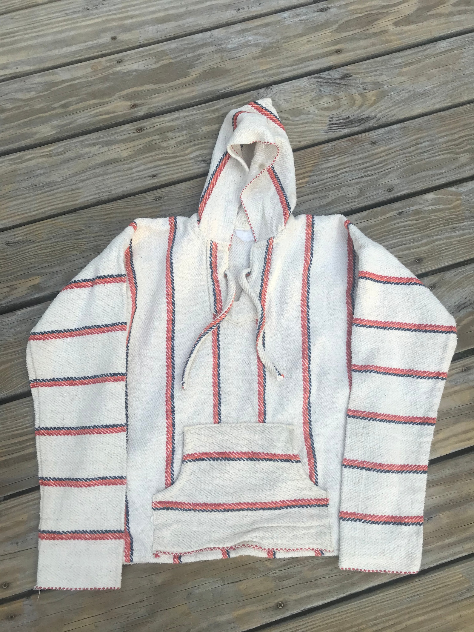 White baja hoodie Clearance