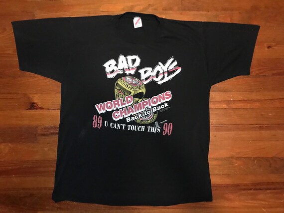 detroit pistons bad boys t shirt