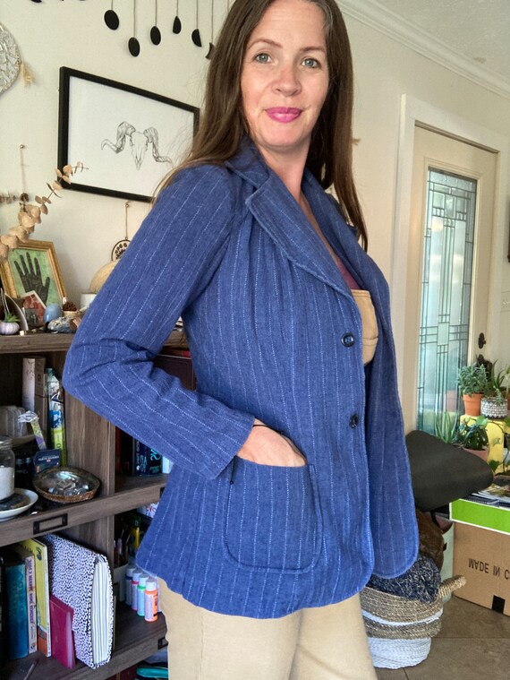 mens striped blazer vintage