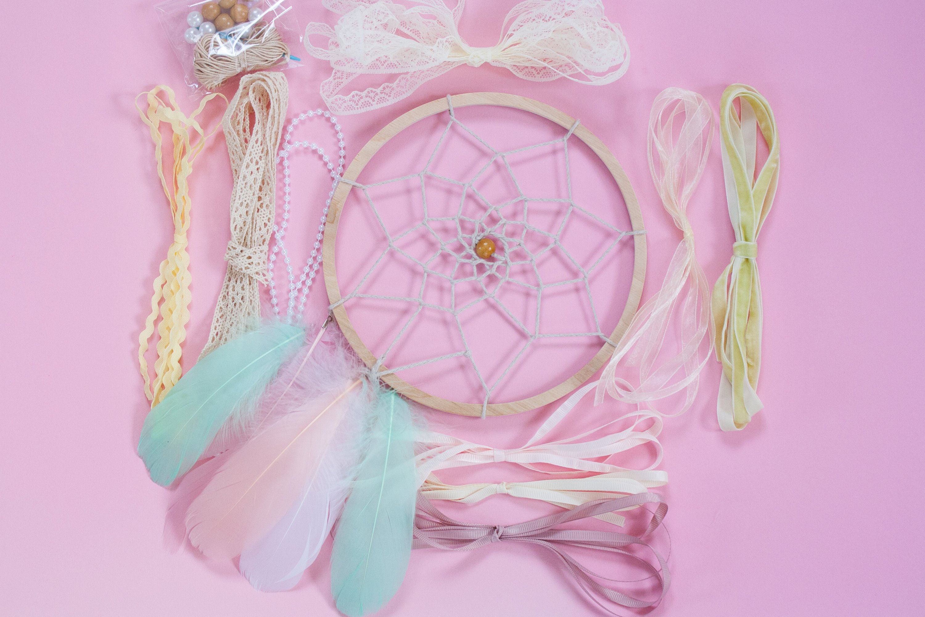 DIY dream catcher kit traditional dreamcatcher craft kit make Etsy