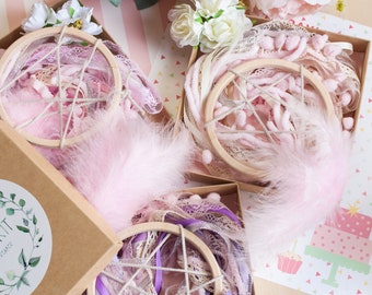 DIY Dreamcatcher Craft Kit Bulk DIY Set Slumber Party Activity Birthday Favors