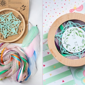 Kit fai da te per acchiappasogni per bambini Crea il tuo acchiappasogni per feste di compleanno Attività Bomboniere