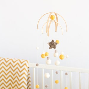 Baby Crib Mobile DIY kit Nursery Woolen Balls Mobile Chandelier image 5