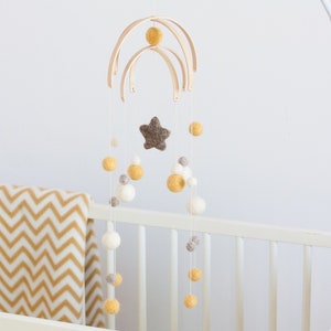 Baby Crib Mobile DIY kit Nursery Woolen Balls Mobile Chandelier image 6