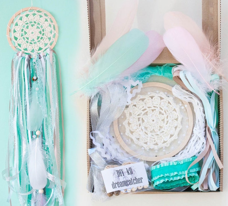 Dream catcher DIY Kit Dream Catcher kit for kids DIY Etsy