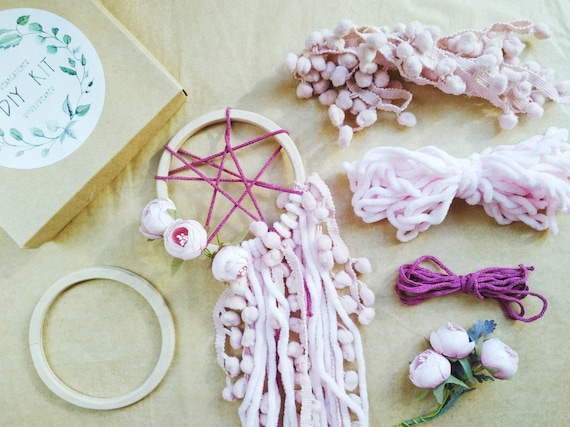 Dream Catcher DIY Kit, DIY Dreamcatcher Kits, Bulky Set for Part