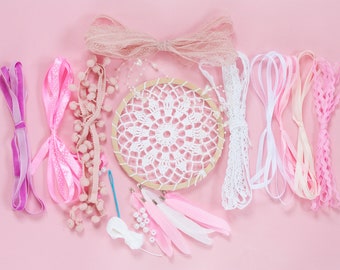 Pink Dreamcatcher Craft kit for girls
