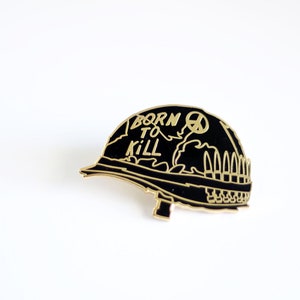 Joker Helmet - Full Metal Jacket Hard Enamel Pin