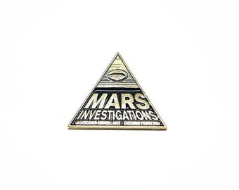 Mars Investigations (Black and Gold) - Veronica Mars Soft Enamel Pin