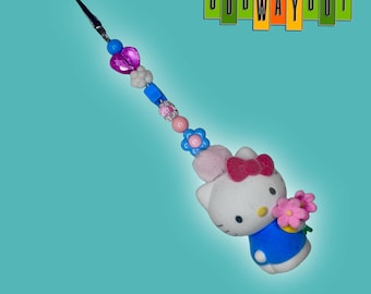 Hello Kitty With Flower Cigarette Holder