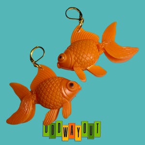 Goldfish Toy Earrings