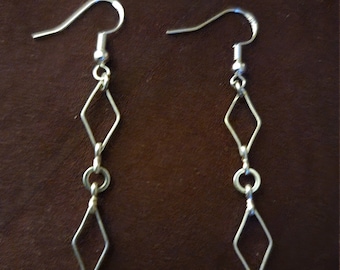Silver Symmetrical Earrings