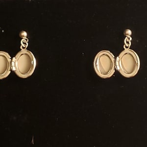 Small Locket Earrings