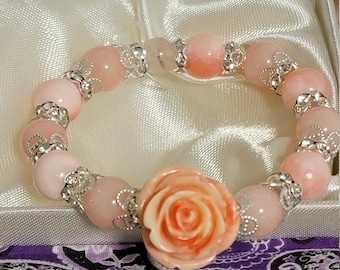 Pink and Rose Bracelet