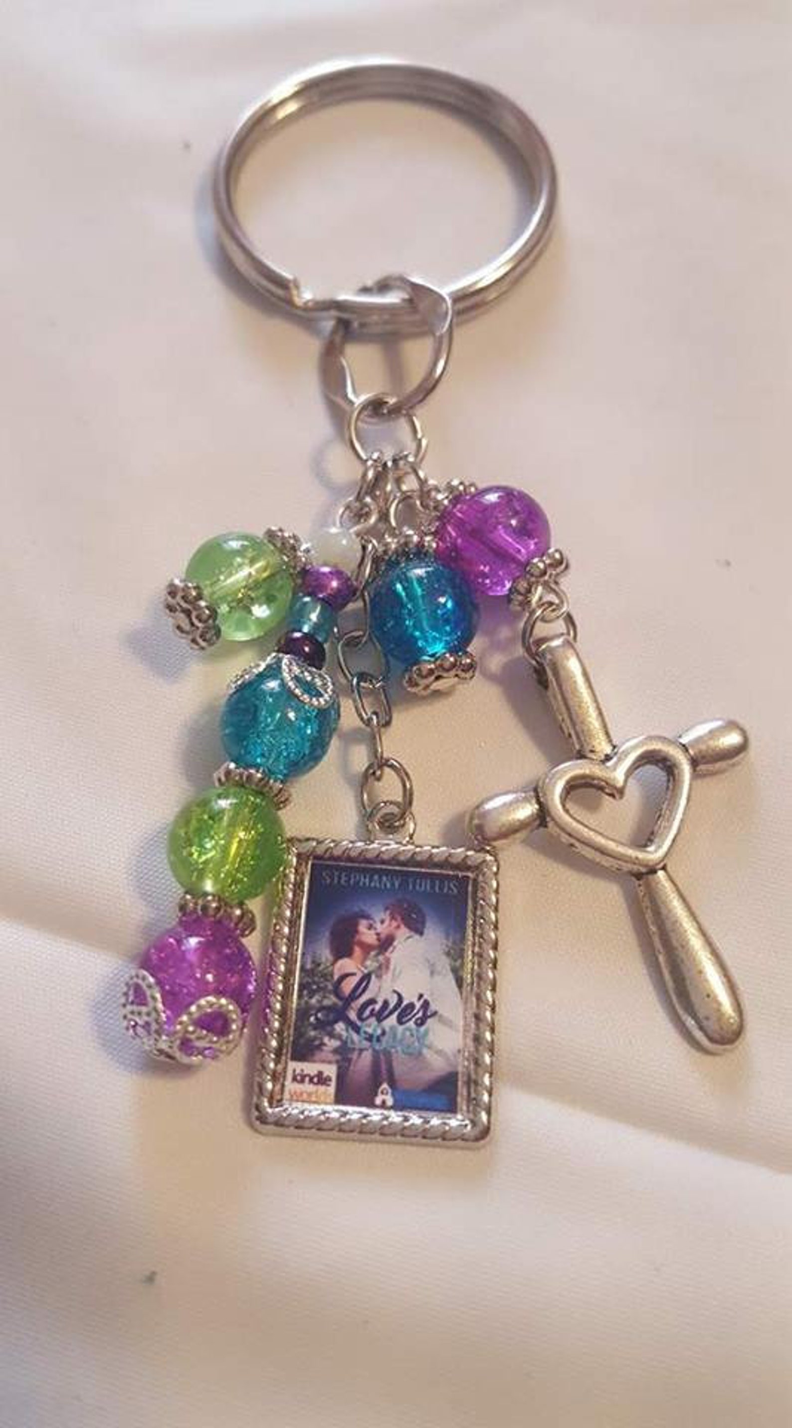 Custom Author Swag Key chain Etsy