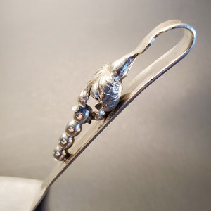 Raro diseño vintage de Margot de Taxco hecho por F. Ramirez .925 Sterling Silver Serving Blossom Pattern Cake / Pie / Pastry Server - Envío Gratis