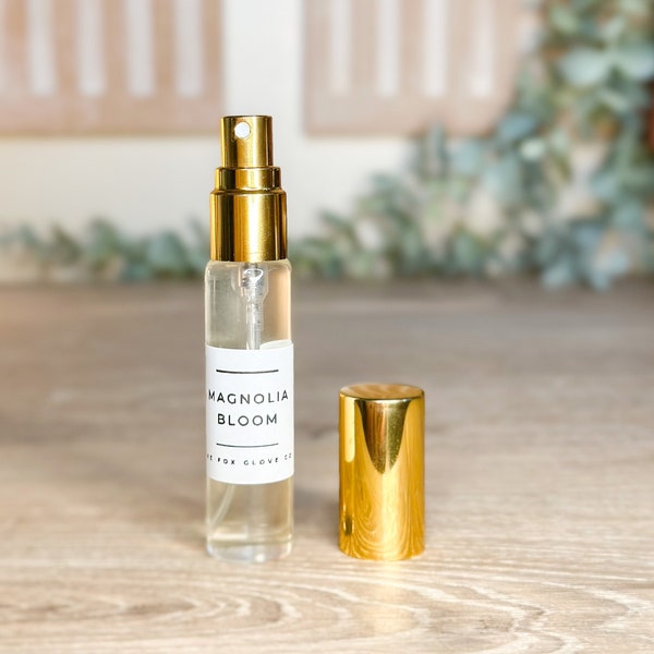 Magnolia Bloom Essential Oil Perfume - 10ml Floral and Citrus Fragrance - Fresh and Invigorating Scent - Magnolia Blossom and Bergamot