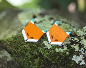 Fox earrings