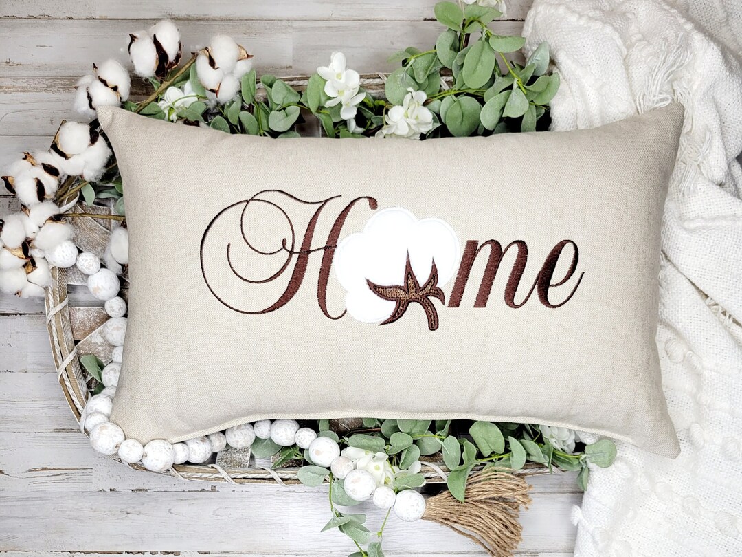 Cotton Home Pillow, Cotton Home Decor, Farmhouse Home Decor, Cotton