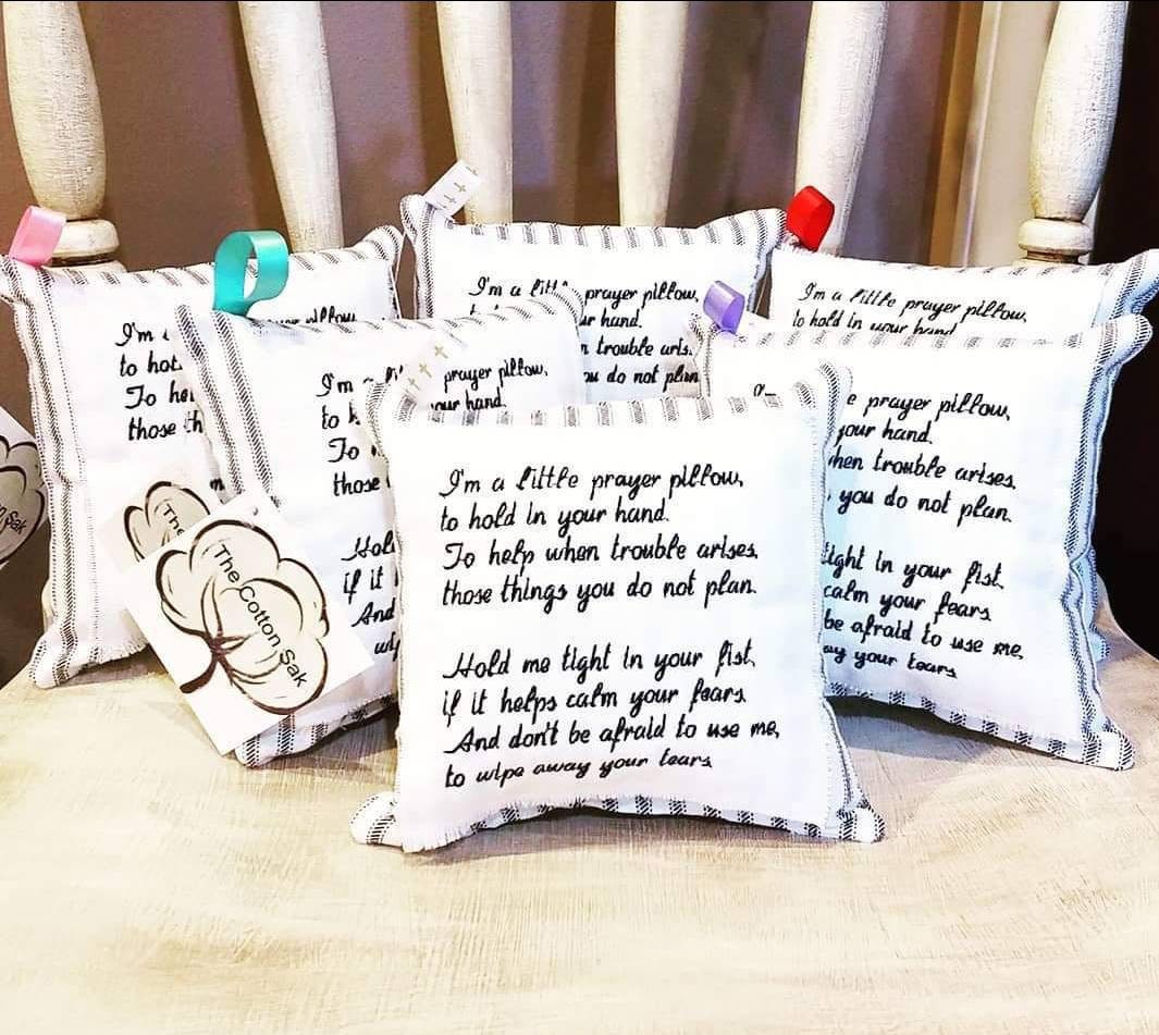 Prayer Gifts Prayer Pillow Sympathy Gift Encouragement Etsy