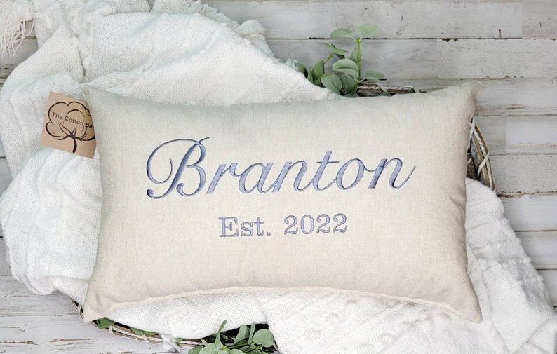 Established Pillow, Established Date, Established Decor, Wedding Gift Pillow, Anniversary Pillow, City Pillow, Personalized Decor Pillow image 7