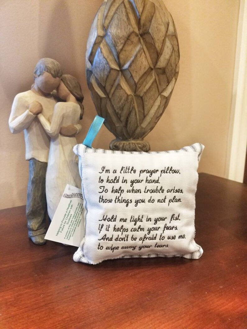 Prayer Gifts Prayer Pillow Sympathy Gift Encouragement Etsy