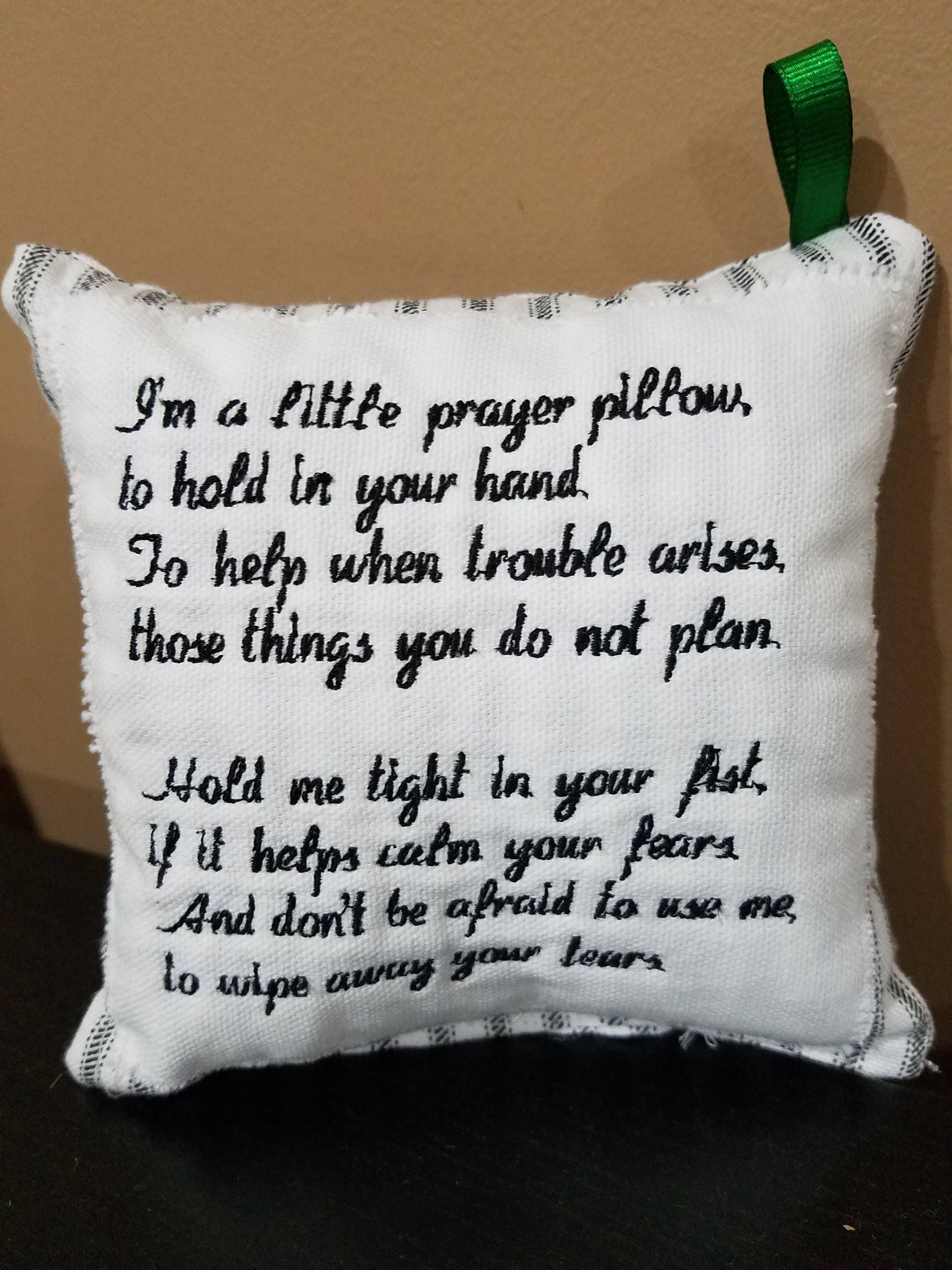 Prayer Gifts Prayer Pillow Sympathy Gift Encouragement Etsy Canada