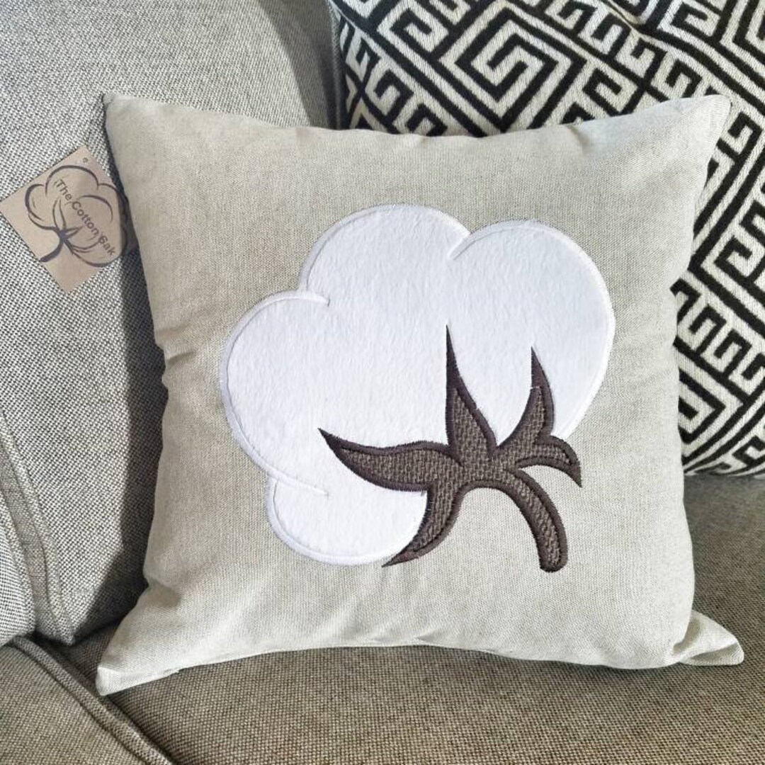 Cotton Ball Cotton Ball Decor Cotton Boll Pillow Cotton Etsy