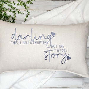 Embroidered pillows with sayings hotsell