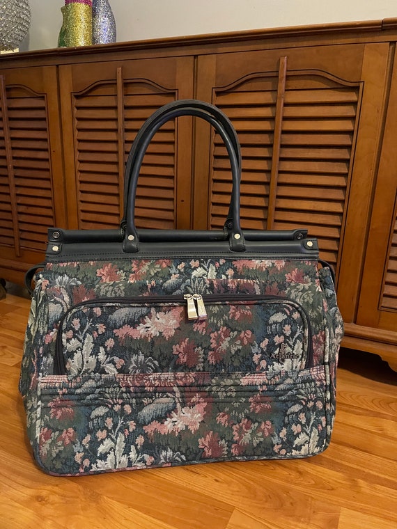 ATLANTIC LUGGAGE Tapestry Vintage Floral Oversized