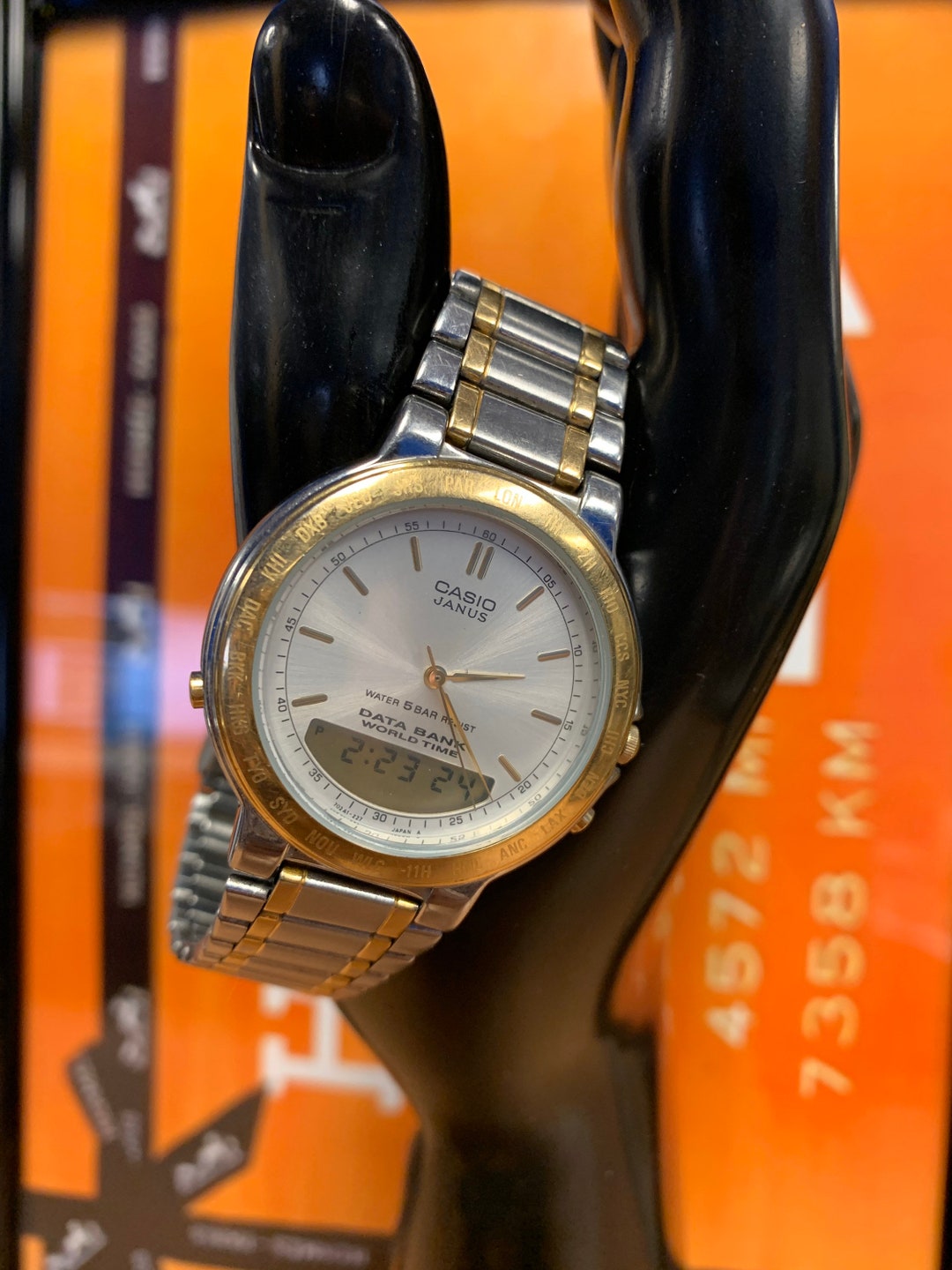 b*o様 CASIO DATABANK イエロー/グレー腕時計　ビンテージ b*o様 CASIO DATABANK イエロー/グレー腕時計ビンテージ