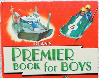 Vintage Boys Annual 1969 // Dean's Premier Book for Boys // UK Hardback