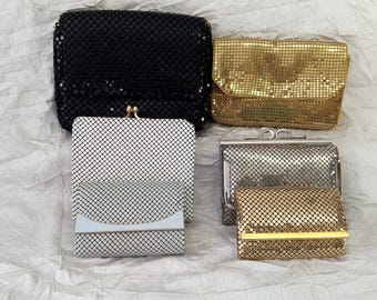 Vintage Chain Mesh Accessories: Evening Bags, Wallets & Key Cases inc. Glomesh