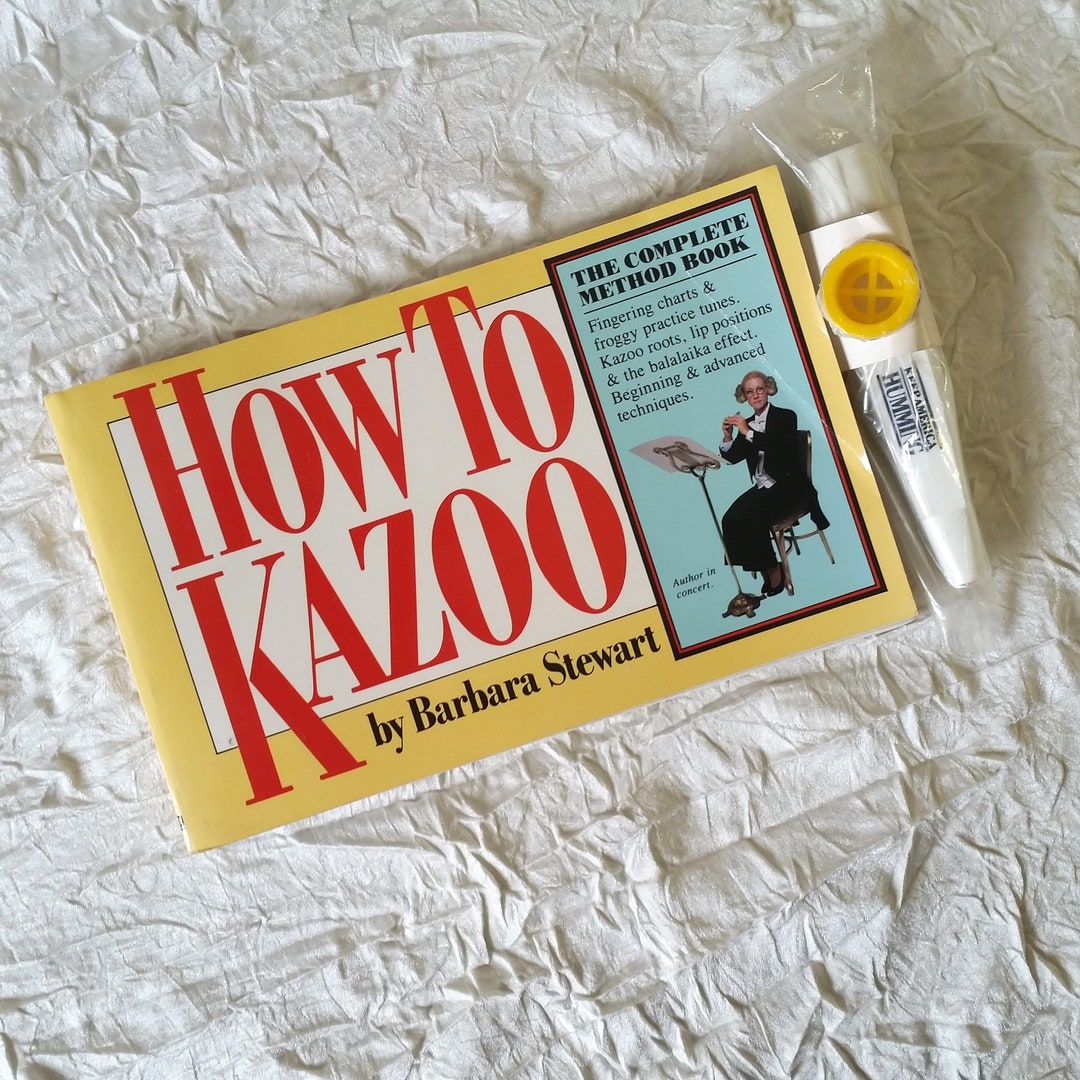 How to Kazoo Book 1983 Plus a Kazoo Fun Musical Gift Etsy