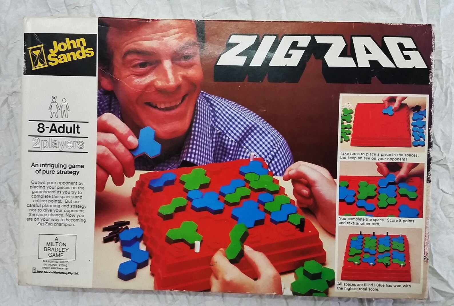 1977 Zig Zag Board Game an Intriguing Game of Pure Strategy Etsy