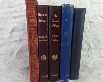Vintage Classic Small Books Selection: inc Treasure Island, Tom Sawyer, Last of Mohicans