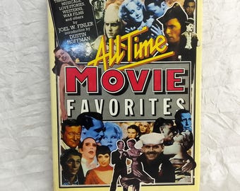 All Time Movie Favorites by Joel W. Finler, 1977 Illustrated Coffee Table Book