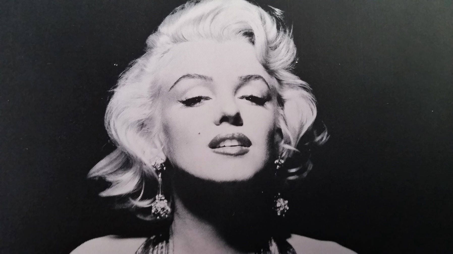 Vintage Greeting Card, Marilyn Monroe in Gold Lame Dress, Gentlemen Prefer Blondes