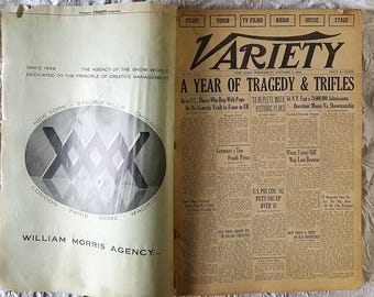 1964 Variety Magazine Annual Book 58th Anniversary, Film Industry Collector's Piece