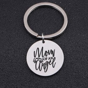 Mom of An Angel Keychain