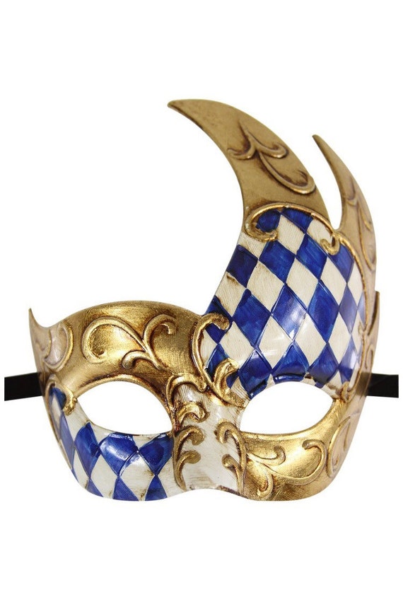 Luxus Maske Vintage Design Prom Mardi Gras Musical Kariert Etsy