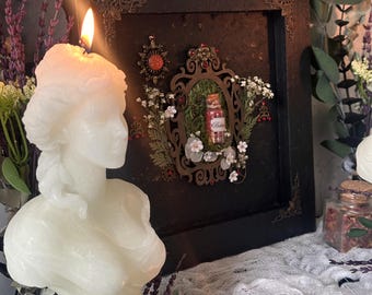 Beltane Wall Art – Seasonal Pagan Decor – Wheel of the Year – Seasonal Mixed Media Art