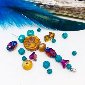 6 mm Glass Pearls Czech Glass Pearl Sampler Teal Ocean Assortment Glass Pearls Jewelry Supply 36 Piece