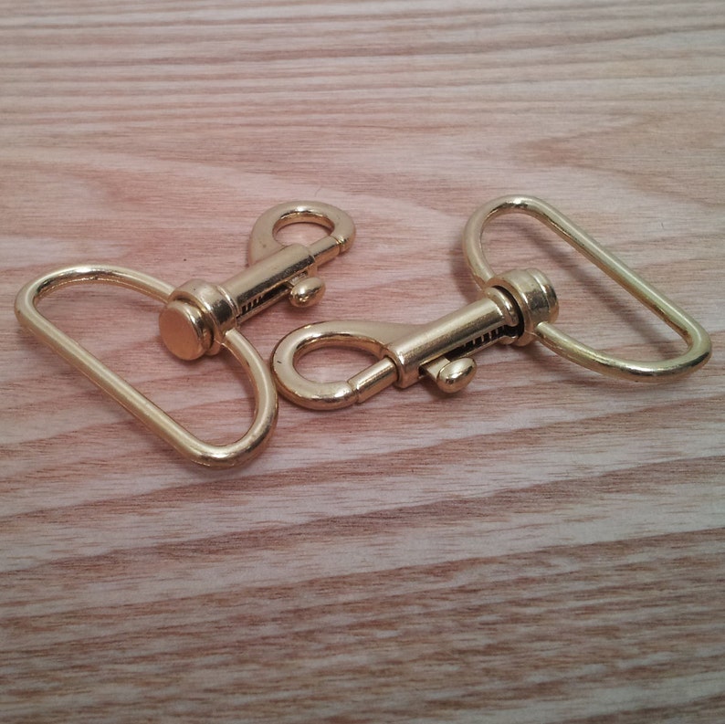 - Gold Metal Swivel Snap Hook 30mm 1 14 Bag Making Supplies 1 PCS