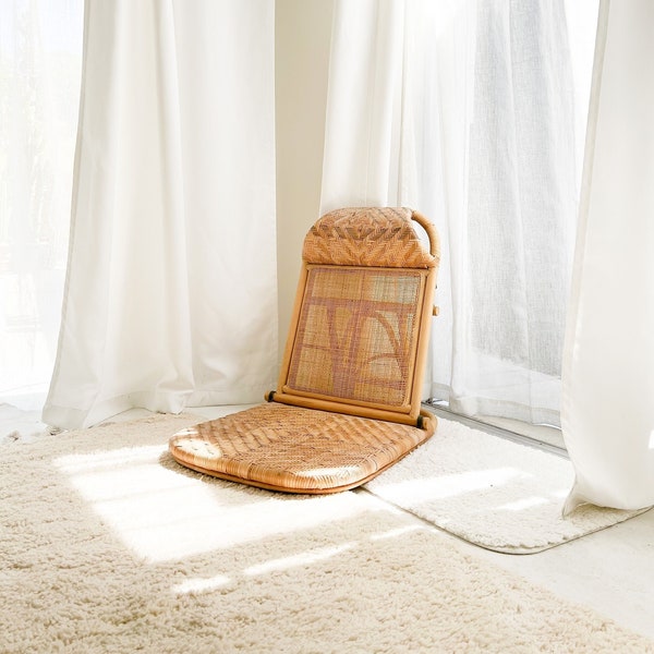 Rattan Portable Chair Meditation Floor - Matador Easy