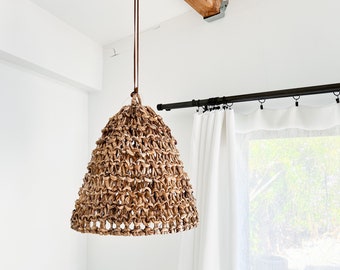 Woven Natural Hyacinth Rope Pendant Light 1pc