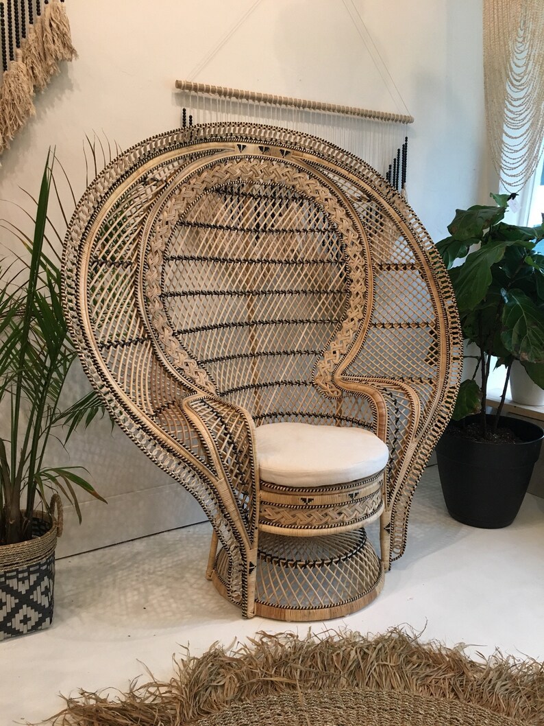 Magnificent Handmade Cobra Peacock Chair Xlg Local Pick Up Los Angeles
