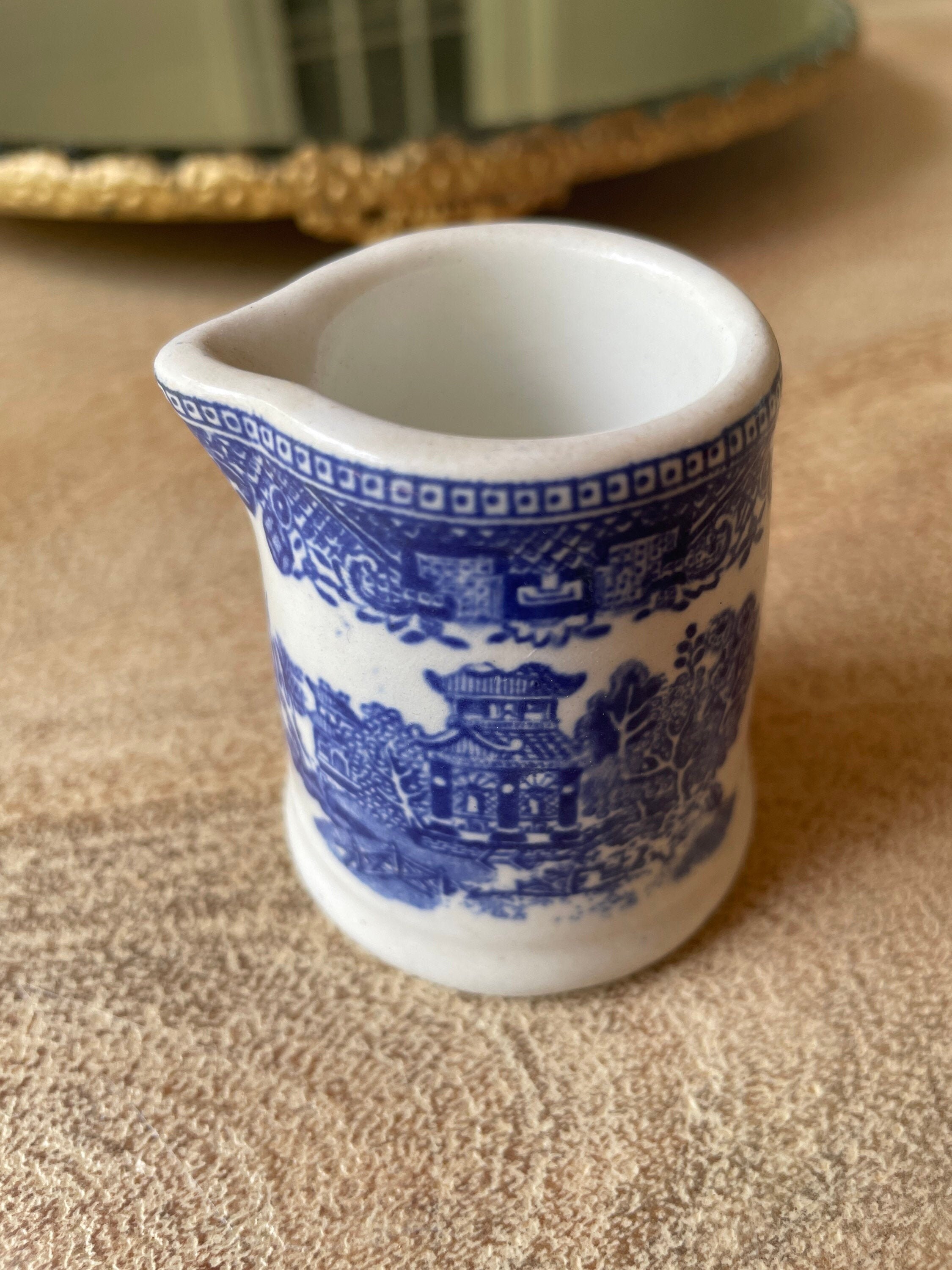 Serving Odds & Ends Dining & Serving John Maddock Blue Willow Creamer