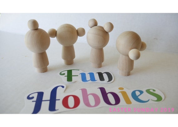 blank kokeshi dolls