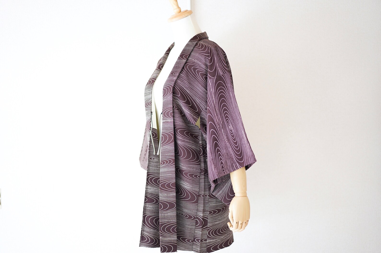 Purple silk kimono traditional kimono authentic kimono | Etsy